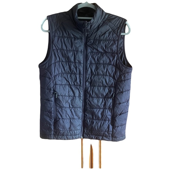 ZARA women’s black Quilted Vest size medium - Picture 1 of 7
